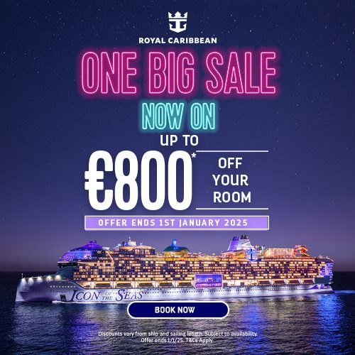 Up to €800 Off with Royal Caribbean