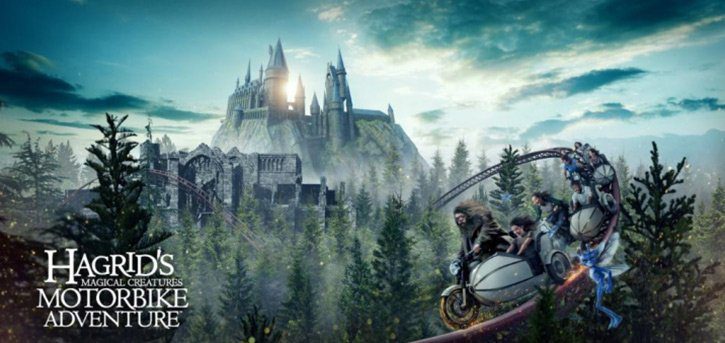 Front of Hagrid's magical creatures motorbike adventure