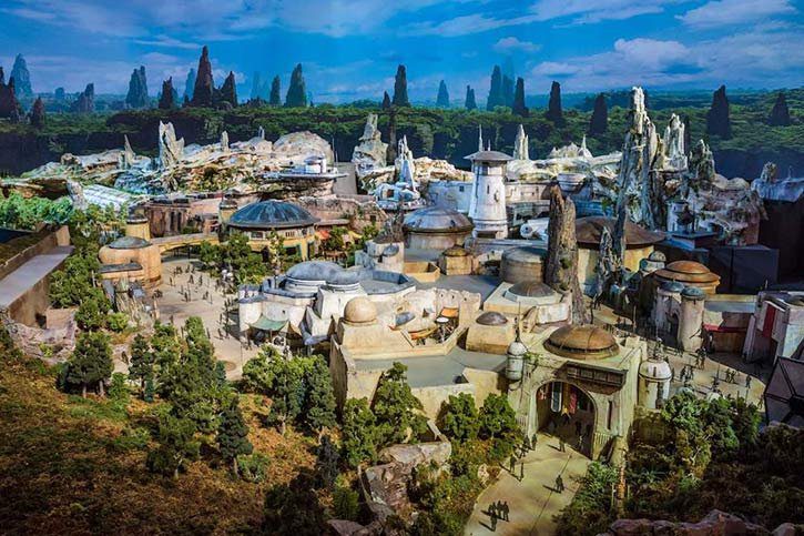 Aerial view of Star Wars Galaxy’s Edge | Tour America
