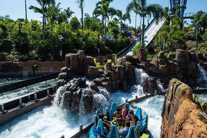 Infinity Falls raft ride at SeaWorld Orlando | Tour America