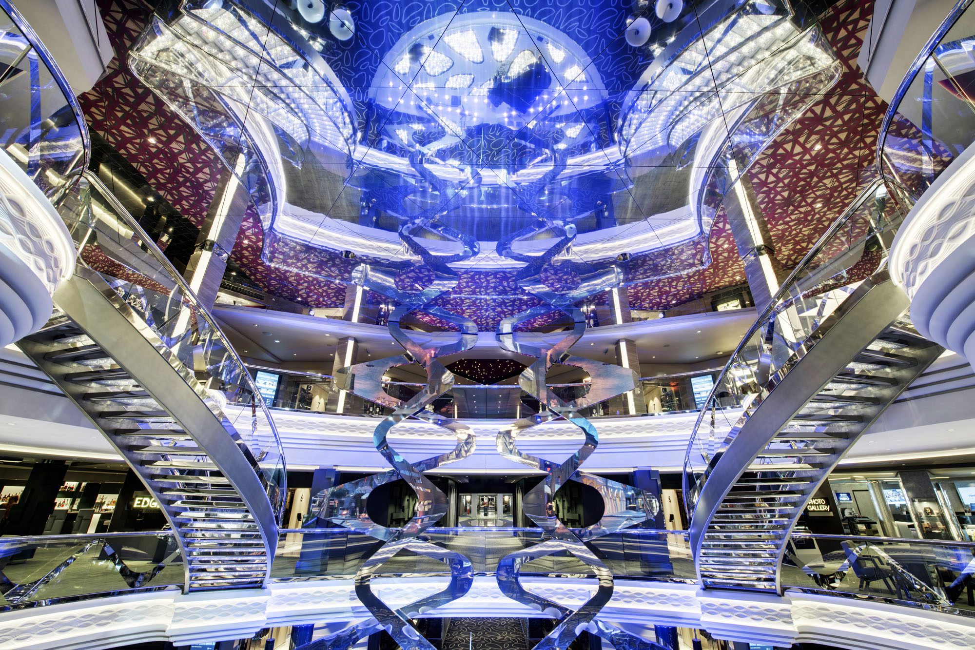 MSC Cruises onboard views