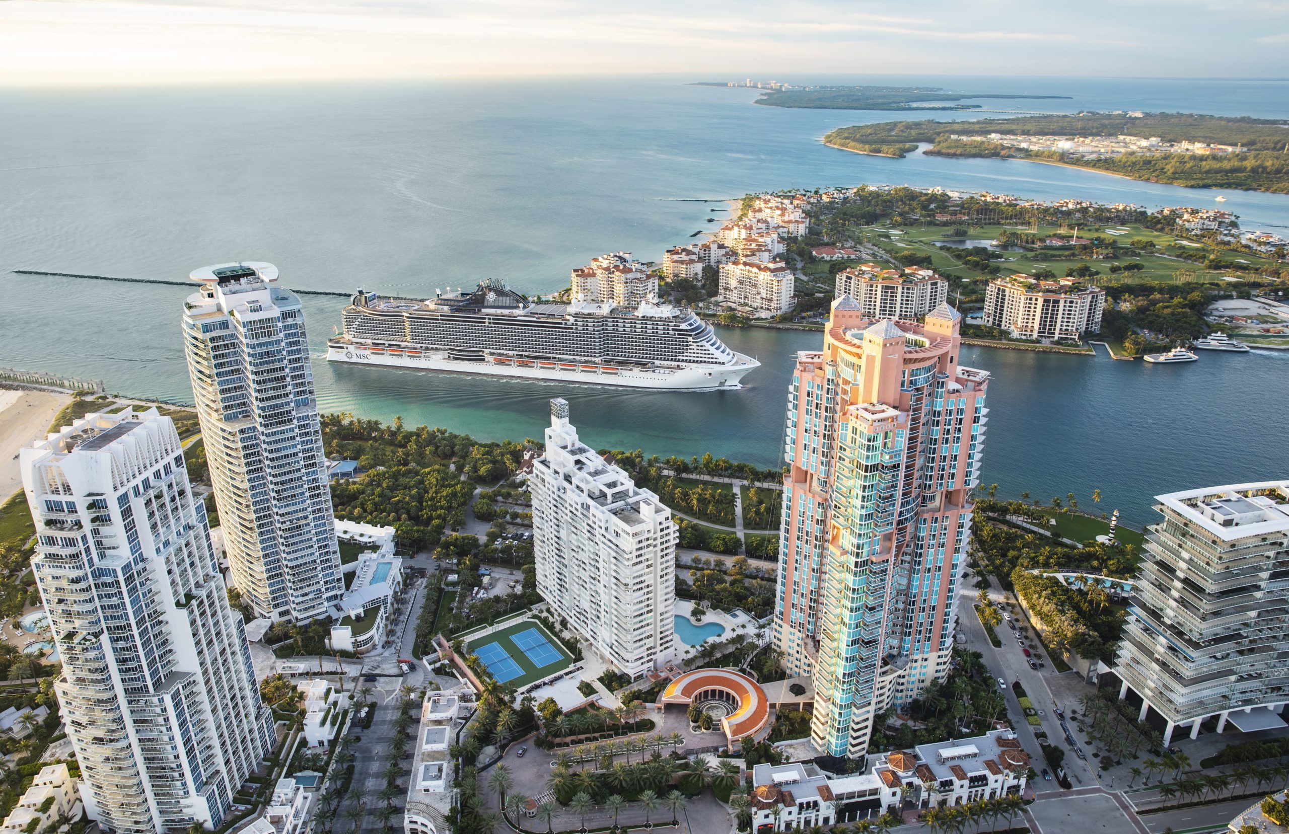 Miami aerial view