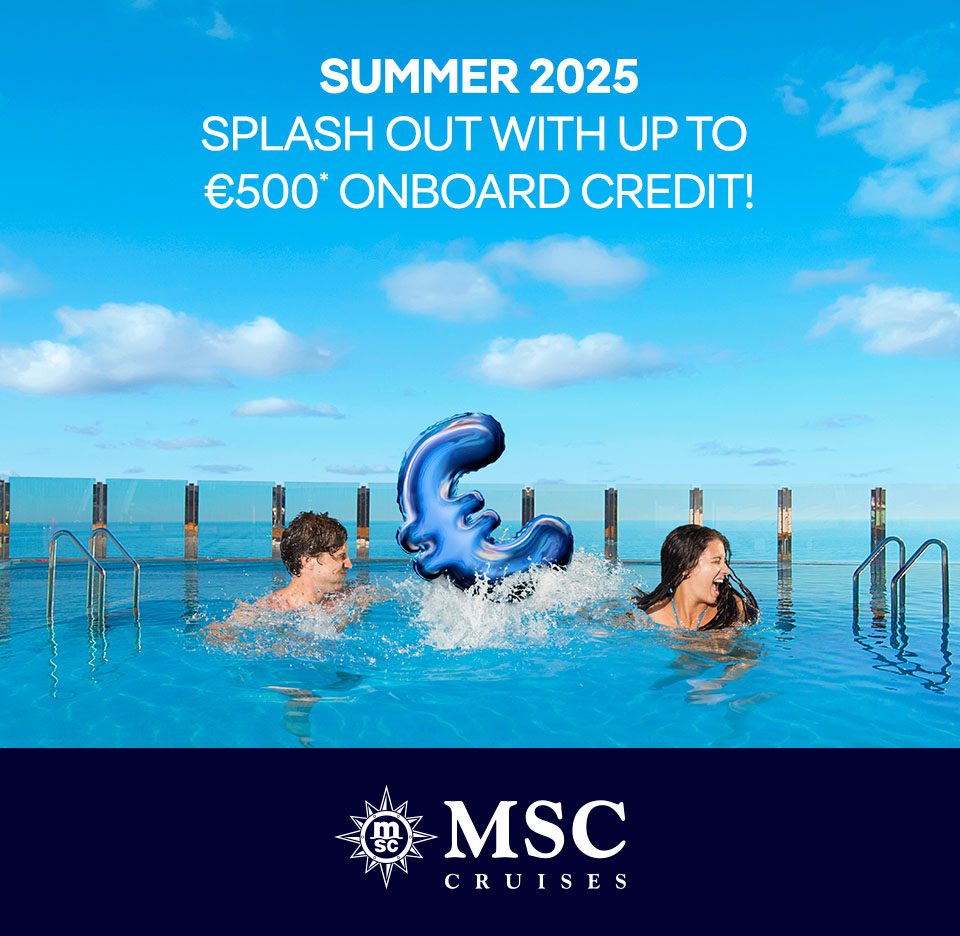 MSC €500 onboard credit